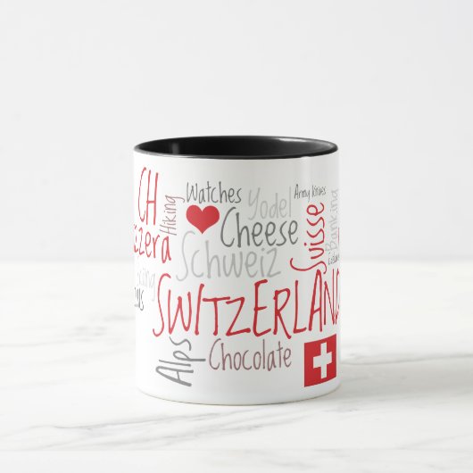 ZWITSERLAND - Land van kaas en chocolade! Mok (Midden)