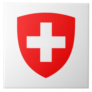 Zwitserland land wapen symbool embleem zwitsers  tegeltje