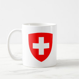 Zwitserland land wapen wapenschild symbool embleem koffiemok