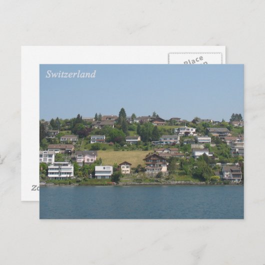 Zwitserland Landschap Briefkaart (Voorkant / Achterkant)
