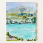 Zwitserland landschap meer en bergschilderkunst planner (Achterkant)