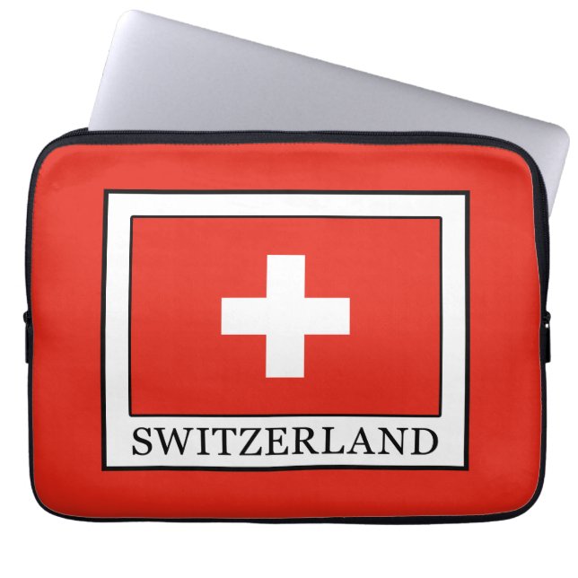 Zwitserland Laptop Sleeve (Voorkant)