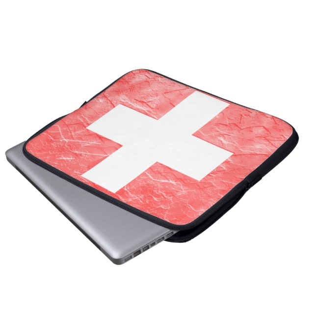 Zwitserland Laptop Sleeve (Voorkant onderkant)