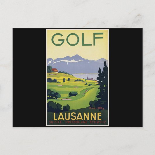 Zwitserland Lausanne Briefkaart (Voorkant)