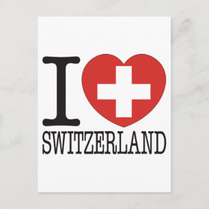 Zwitserland Liefde v2 Briefkaart