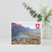 Zwitserland - Locarno - Briefkaart (Staand voorkant)
