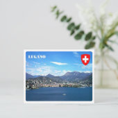 Zwitserland - Lugano - Briefkaart (Staand voorkant)