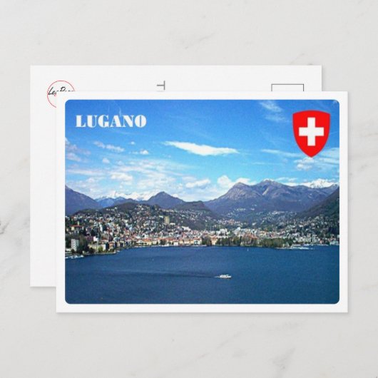 Zwitserland - Lugano - Briefkaart (Voorkant / Achterkant)