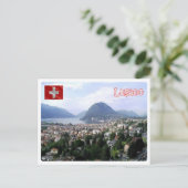 Zwitserland - Lugano - Briefkaart (Staand voorkant)