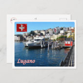 Zwitserland - Lugano - Briefkaart (Voorkant / Achterkant)