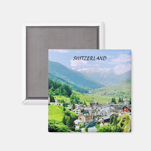 ZWITSERLAND MAGNEET (Voorkant / Achterkant)