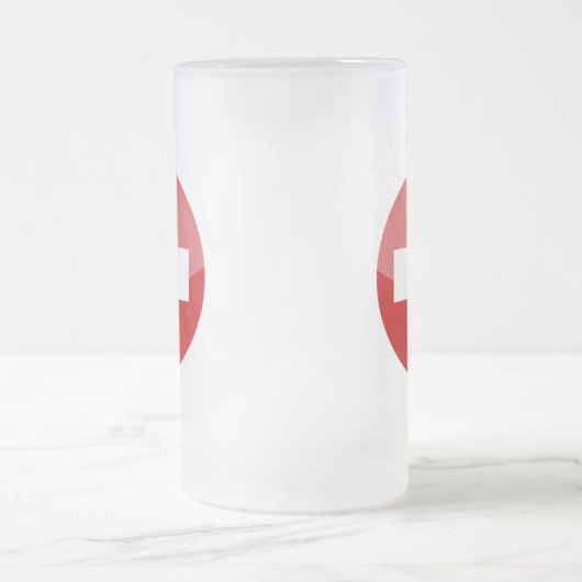 zwitserland matglas bierpul (Center)