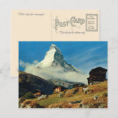 Zwitserland Matterhorn, Valais Briefkaart (Voorkant / Achterkant)