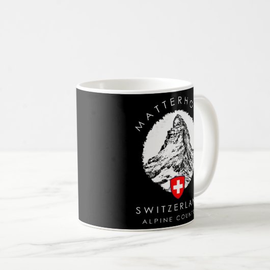 Zwitserland Matterhorn Xo4U Origineel Koffiemok (Voorkant rechts)