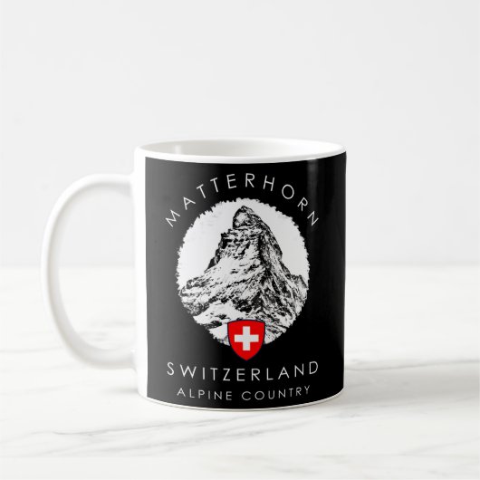 Zwitserland Matterhorn Xo4U Origineel Koffiemok (Links)