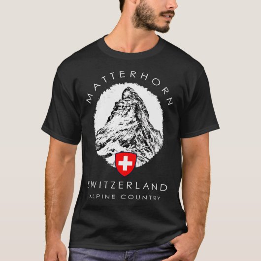 Zwitserland Matterhorn Xo4U Origineel T-shirt (Voorkant)