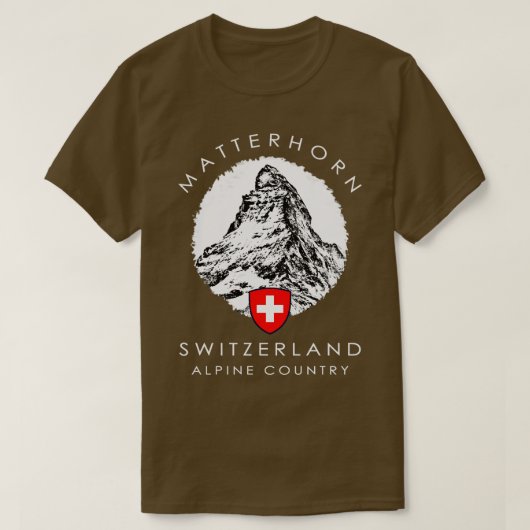 Zwitserland Matterhorn Xo4U Origineel T-shirt (Design voorkant)
