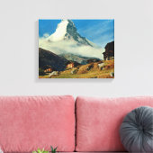 Zwitserland, Matterhorn, Zermatt Canvas Afdruk (Insitu (Woonkamer))