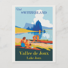 Zwitserland Meer van Joux Briefkaart