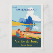 Zwitserland Meer van Joux Briefkaart (Voorkant)