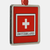 Zwitserland Metalen Ornament (Rechts)