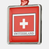 Zwitserland Metalen Ornament (Links)