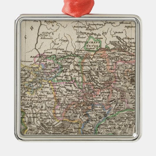 Zwitserland Metalen Ornament (Voorkant)