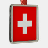 ZWITSERLAND METALEN ORNAMENT (Rechts)