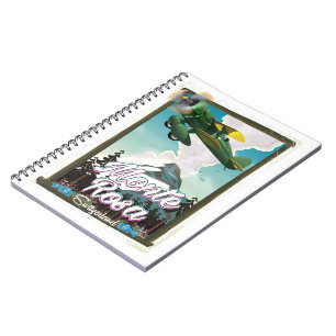 Zwitserland Monta Rosa Reisposter Notitieboek
