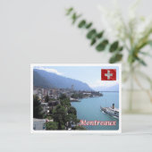 Zwitserland - Montreaux - Briefkaart (Staand voorkant)