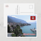 Zwitserland - Montreaux - Briefkaart (Voorkant / Achterkant)