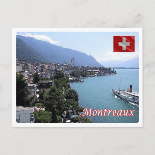 Zwitserland - Montreaux - Briefkaart (Voorkant)