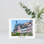 Zwitserland Mooie oude timbered huizen Briefkaart (Staand voorkant)