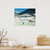 Zwitserland, Morgins ecole de ski Poster (Keuken)