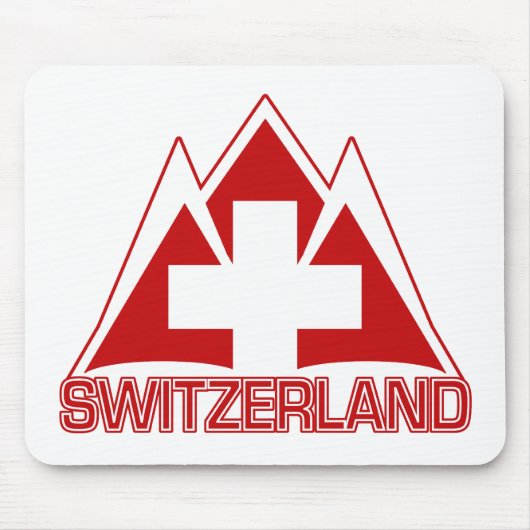 ZWITSERLAND mousepad Muismat (Voorkant)