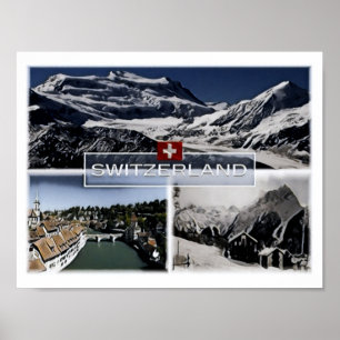Zwitserland - Mozaïek - Poster