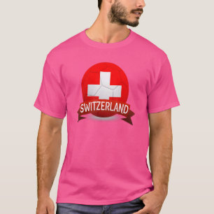 Zwitserland Nationaal Team World Football Ch T-shirt
