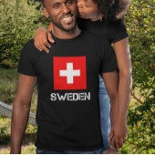 Zwitserland of Zweden? Is dat niet hetzelfde? Zwit T-shirt