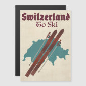 Zwitserland om te skiën (Voorkant / Achterkant)