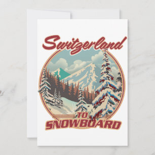 Zwitserland om te snowboarden kaart
