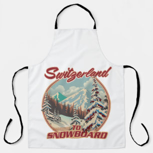Zwitserland om te snowboarden schort