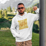 Zwitserland op een perkament hoodie<br><div class="desc">Maak kennis met onze prachtig vormgegeven afbeelding van de Zwitserse vorm op papier, perfect voor alle Zazzle producten! Deze verbluffende afbeelding heeft de specifieke vorm van Zwitserland, die elegant wordt gemaakt in een vorm van perkamentpapier. Of u nu op zoek bent naar een stijlvolle telefoondraagtas, een luie deken of een...</div>
