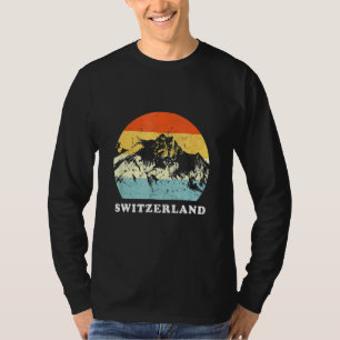 Zwitserland Oude Bergvakantie T-shirt