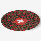 ZWITSERLAND PAPIEREN BORDJE (Gekanteld)
