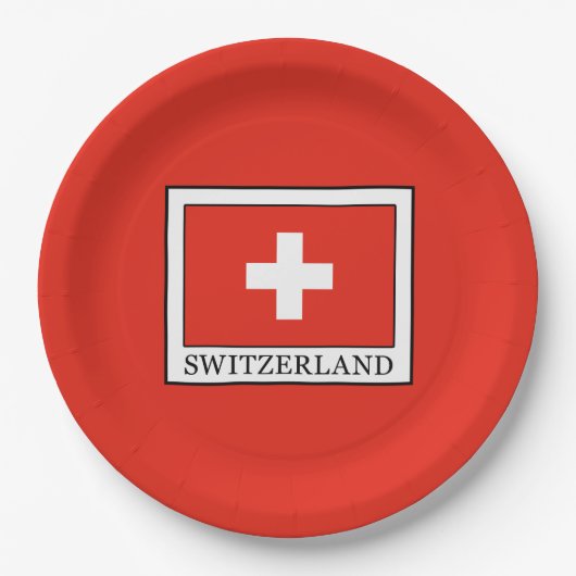 Zwitserland Papieren Bordje (Voorkant)