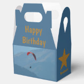 Zwitserland Paraglider Flying Blue Fun Bedankdoosjes (Geopend)