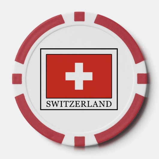 Zwitserland Pokerchips (Voorkant)