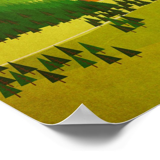 Zwitserland Poster (Hoek)