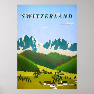 Zwitserland Poster