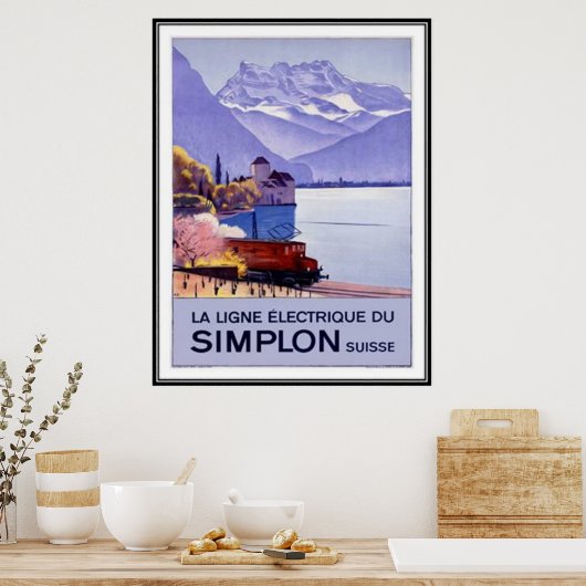  Zwitserland - Poster (Keuken)